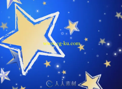 2组放大射光音符晚会婚礼五角星LED背景视频素材的图片1