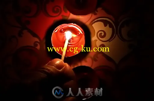 8组爱心蜡烛婚庆情人节高清晚会LED背景视频素材的图片2