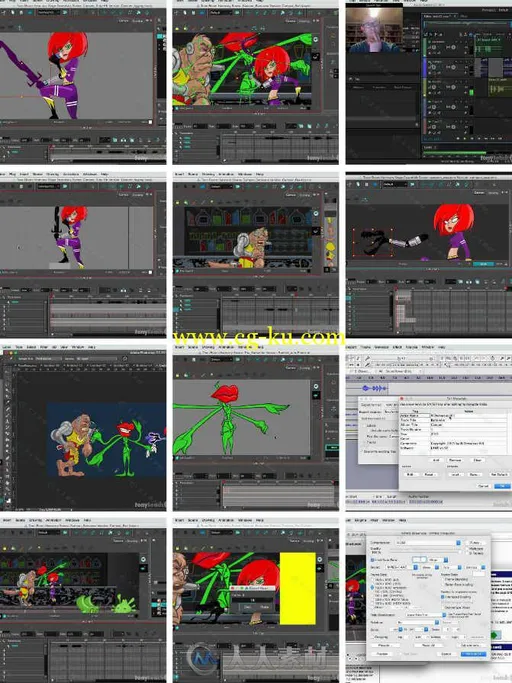 Toon Boom Harmony星际赏金猎人动画制作视频教程 Gumroad Anatomy of a 30sec Shor...的图片1