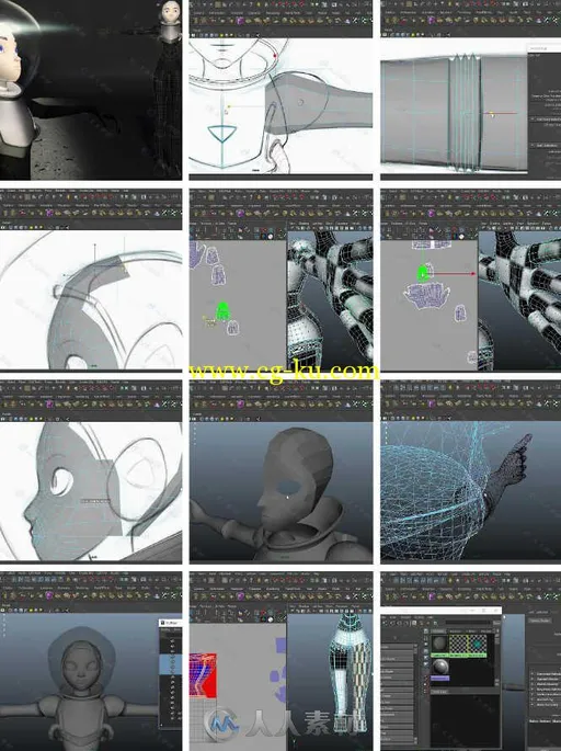 Maya角色建模高级技术训练视频教程 Pluralsight Advanced Character Modeling in Maya的图片1