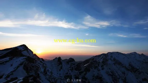 延时摄影：白马高清实拍视频素材的图片2