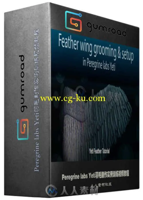 Peregrine labs Yeti羽毛制作实例训练视频教程 Gumroad Feather wing grooming and...的图片2