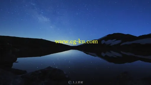 延时摄影雪山风景高清实拍视频素材的图片3