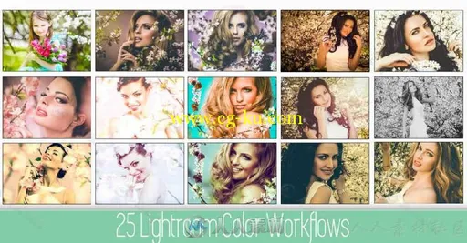 25组暖心春日色彩调色特效Lightroom预设 Creativemarket Spring Colors Lightroom ...的图片2