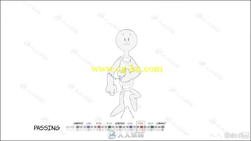 2D动画之行走姿势基础知识训练视频教程 2D Animation Walk Cycles Basics的图片3