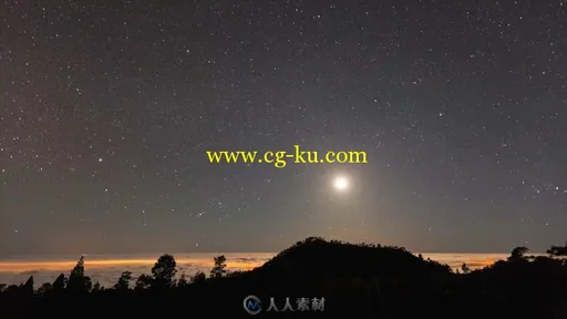 延时摄影山脉高清实拍视频素材的图片1