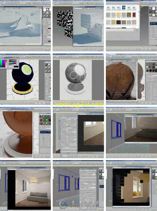 3dsmax中V-ray超逼真室内建筑可视化渲染高级技术视频教程 Udemy Advanced interior...的图片1