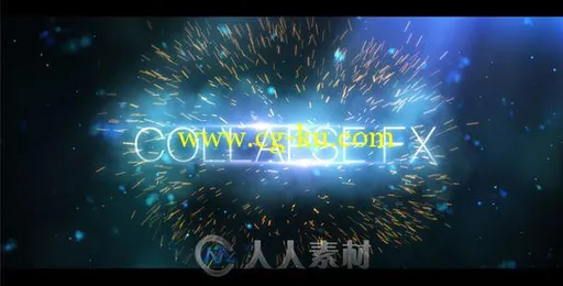 宇宙光彩Logo演绎动画AE模板 Videohive Universe Titles 10759328的图片1