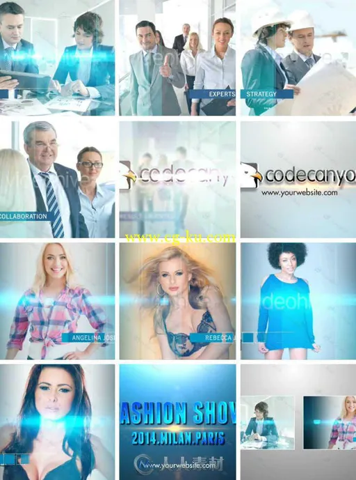 炫光主题多用途展示动画AE模板 Videohive Slider Opener-Multi Purpose 8205759的图片1