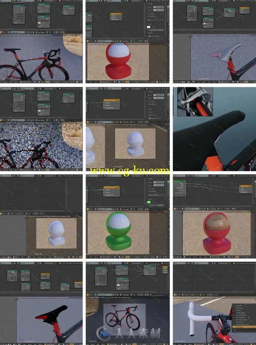 Blender逼真材质渲染技术视频教程 Pluralsight Introduction to Materials in Blender的图片1