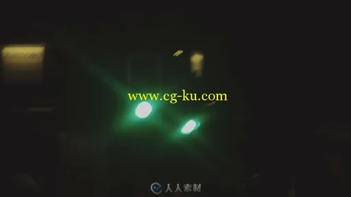 2组快速行驶灯光高清实拍视频素材的图片3