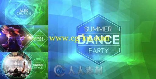 激情夏日派对包装动画AE模板 Videohive Summer Party 14595394的图片2