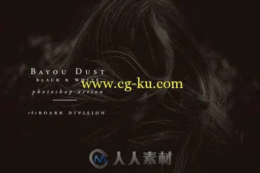 灰黑图像调色PS动作Bayou-Dust-Black-and-White-Action的图片1