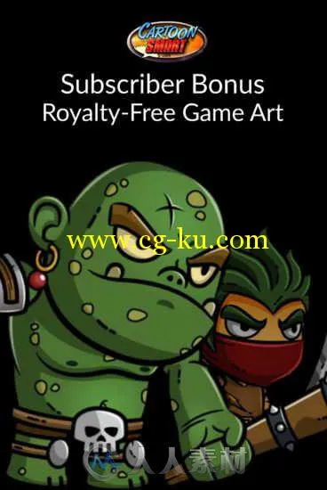 Cartoonsmart出品欧美游戏卡通美术资料包合辑 Cartoonsmart royalty free game art...的图片1