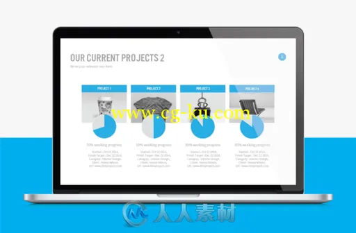 20款单色多用途PPT模板Multipurpose PowerPoint的图片1