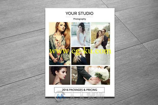 照片女王风格PSD展示模板Photography Pricing Template-V276的图片2