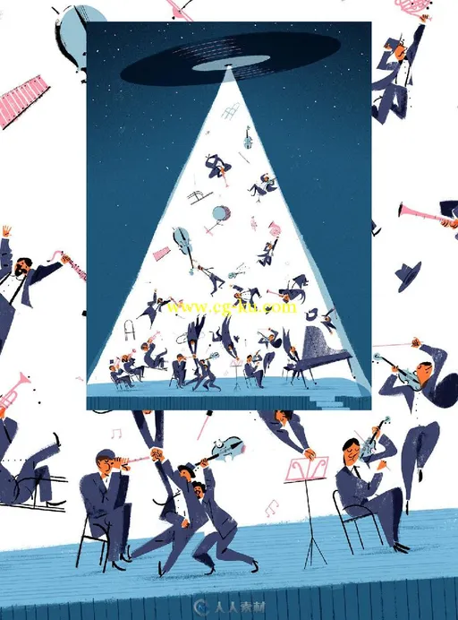 Editorial Illustrations -矢量绘画展示的图片1