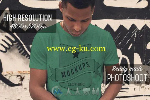 20款男性实景T恤PSD模板CM 20 Mens Apparel Mockups Vol.2的图片2
