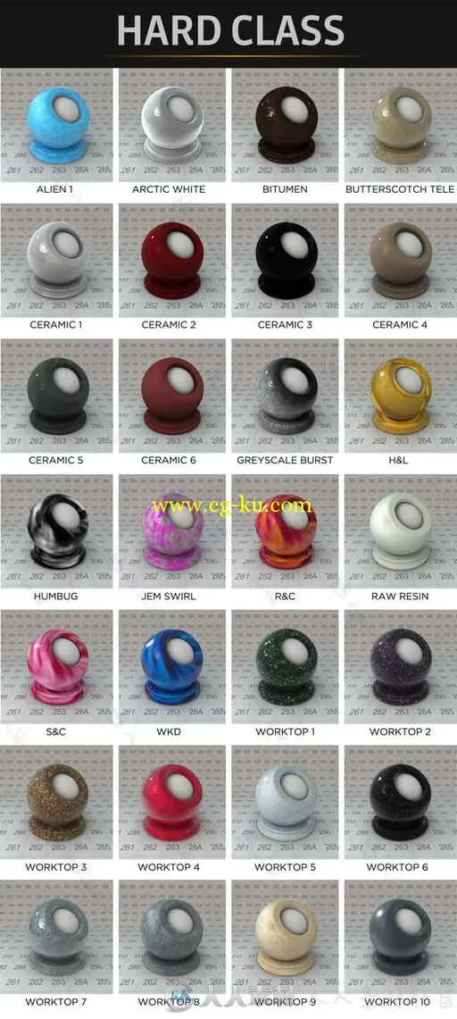 340组丰富C4D材质纹理合辑 THE PIXEL LAB PROCEDURAL MATERIAL PACK CINEMA 4D的图片5