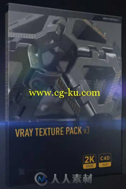 150组超级Vray渲染材质纹理合辑 RENDERKING VRAY TEXTURE PACK V3 FOR C4D的图片1