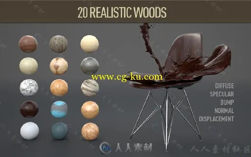 150组超级Vray渲染材质纹理合辑 RENDERKING VRAY TEXTURE PACK V3 FOR C4D的图片4