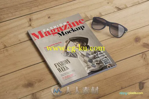 15款时尚杂志封面排版展示PSD模板15_Fashion_Magazine_Mockups_Vol的图片1