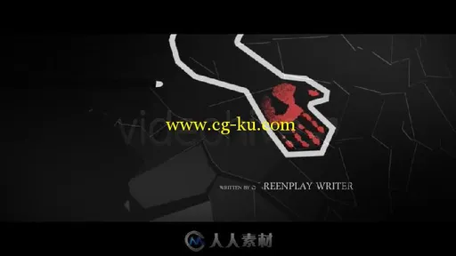 血色战争电影片头文字字幕标题动画AE模板 Blood Whispers - Opening Titles的图片2