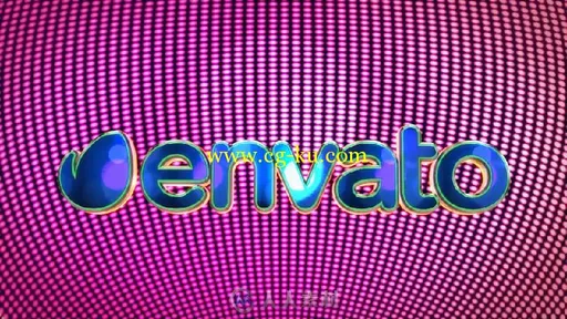 3D电视节目标志LOGO演绎AE模板 Arcade Lights Logo的图片2