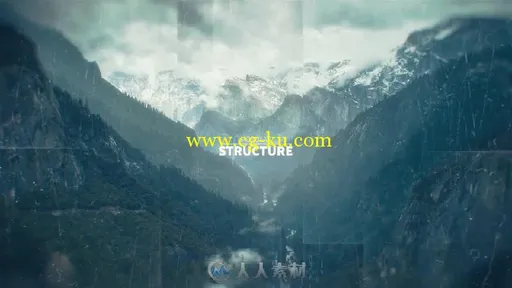 3D视觉差图片视频照片相册动画AE模板 Parallax Slideshow的图片1