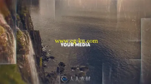 3D视觉差图片视频照片相册动画AE模板 Parallax Slideshow的图片2