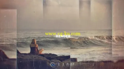 3D视觉差图片视频照片相册动画AE模板 Parallax Slideshow的图片3