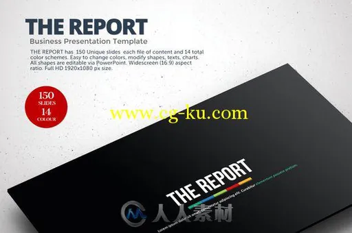 4合1计划项目报告展示PPT模板4in1 Powerpoint Bundle Free Bonus的图片4