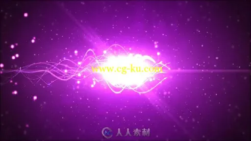 6个漂亮的粒子文字标志LOGO演绎AE模板 Particle Logo Reveal Pack 6in1的图片2