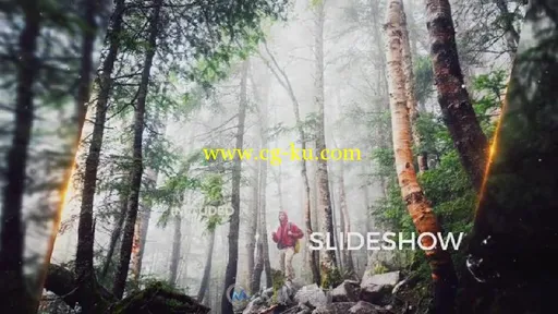 3D 时尚视觉差图片照片相册动画AE模板 Inspirational Slideshow 14261553的图片3