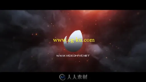 4K 3D粒子火焰爆发出标志LOGO演绎AE模板 videohive 16340504 flame logo v2的图片2