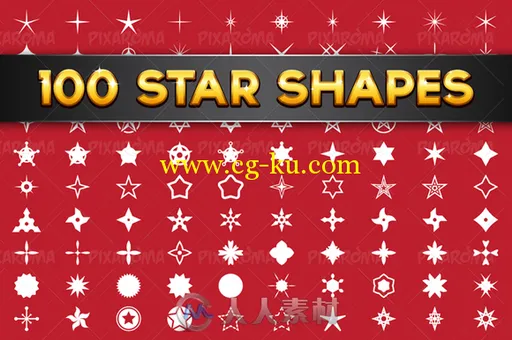 1400款简洁矢量图标平面素材Creativemarket 1400+ Vector Shapes Bundle 660534的图片1