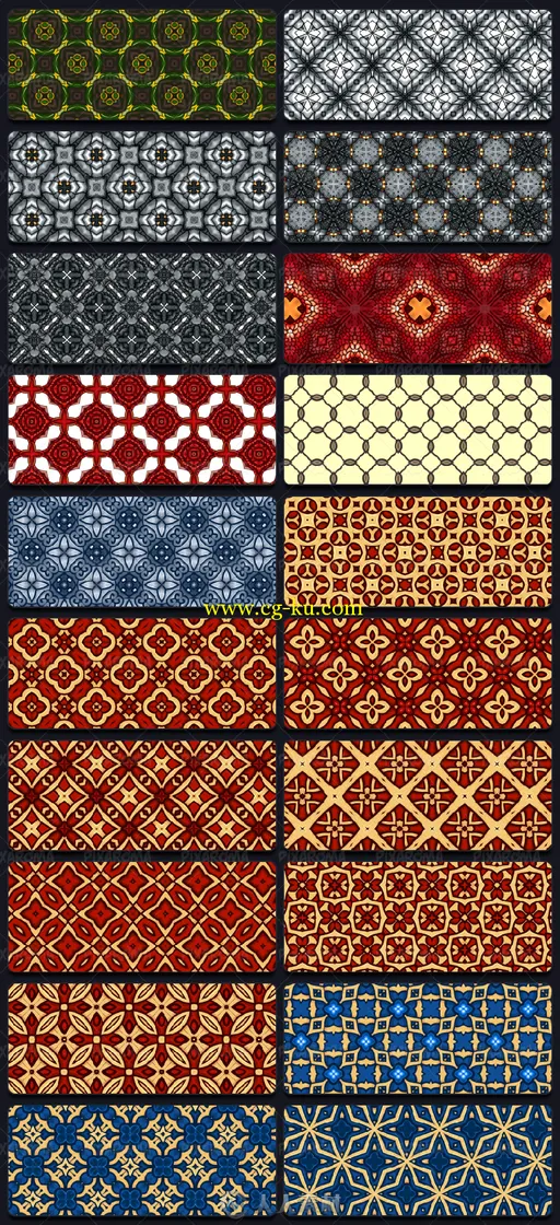 1000款网页背景图案平面素材1000 Seamless Web Patterns - Bundle 589620的图片7