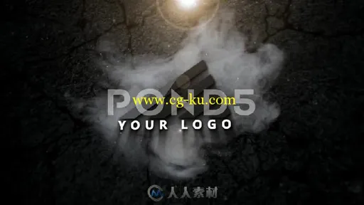 3D 简单金属文字标题标志LOGO演绎AE模板 Logo Slam 34502440的图片2