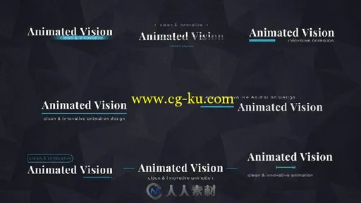 60个4K时尚动感文字字幕标题动画AE模板 SIXTYPLUS – 60+ TITLE STYLES的图片1