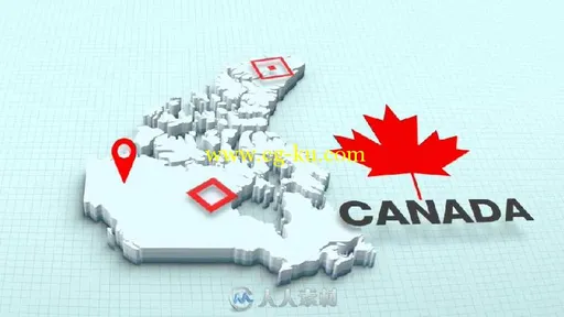 3D时尚美观大气的地图路线演示图形元素AE模板 3D MAPS CREATOR V1.0.0 INFOGRAPHICS的图片2
