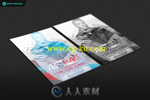 人物风景展示PSD模板ABSTRAKT 2 Flyer Template 687820的图片2