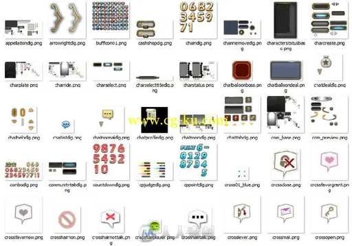 龙之谷游戏美术道具素材资源UI图标界面的图片2