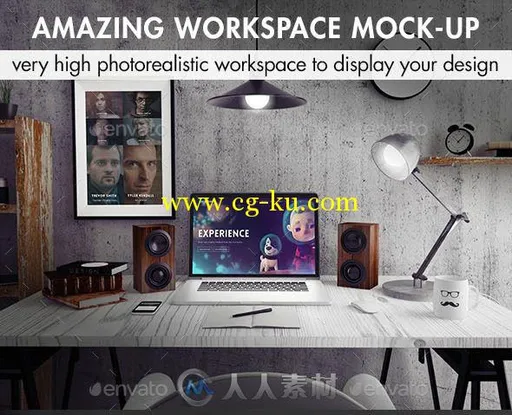 惊艳工作平台展示PSD模板GR_Amazing_Workspace_Mock-Up的图片1