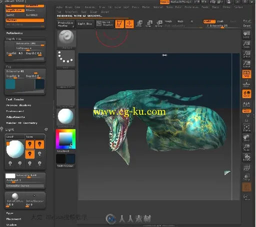 Zbrush高精模型与静帧艺术渲染精粹的图片3
