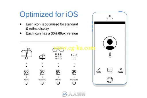 1000款IOS风格图标PSD模板1042 iOS Style Line Icons的图片1
