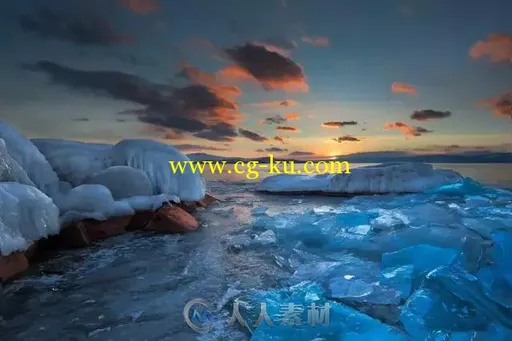 摄影艺术--北海北，贝加尔湖的晶莹的图片5