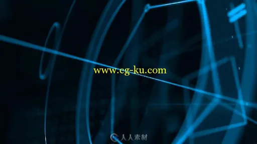 HUD 数字科技科幻信息文字标题标志LOGO演绎AE模板 HUD Logo Reveal的图片1