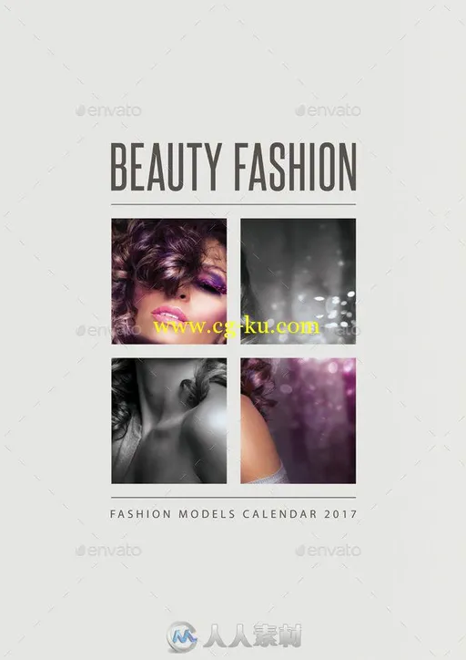 2017年时尚挂历展示PSD模板 Wall Calendar 2016 Retro Photo V02 11827782的图片1