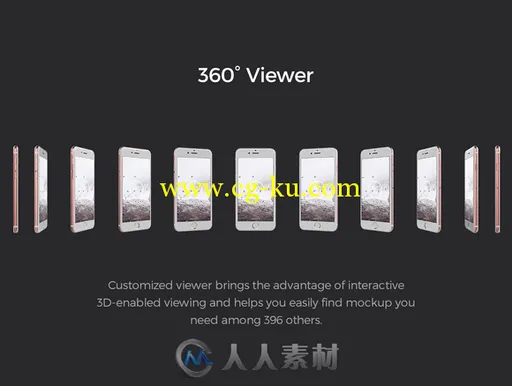 1548张IPHONE6S全角度展示PSD模板的图片3