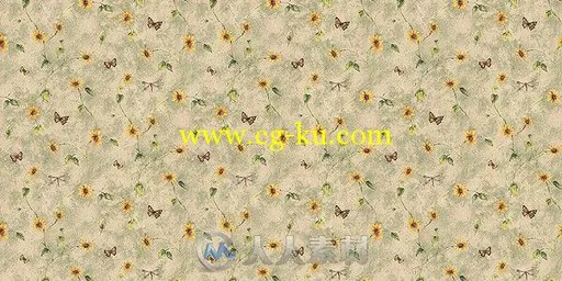 14个彩色花朵图案PAT素材的图片3
